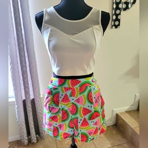 Retrolicious Watermelon Shorts